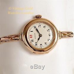 Ladies Rolex Cocktail Watch, 1914, 9ct Rose Gold, With Bracelet