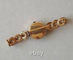 Ladies Vintage. 375 9ct Gold Rolex Tudor Wrist Watch Rolled Gold Bracelet