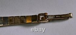 Ladies Vintage Bracelet Watch Rolex Precision 9ct Gold