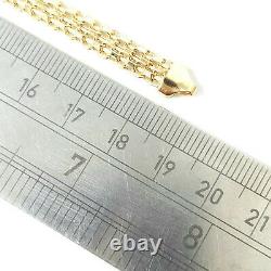 Ladies Woven Bracelet Flat 9ct Yellow Gold NEW 6mm Wide 3.7g 7.5 Inches