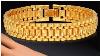 Latest Men Gold Bracelet Designs Latest Gold Jewellery Designs With Weight