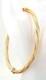 Lovely 9ct Yellow Gold Fancy Twist Bangle Bracelet 5.04g 6.5 Inch