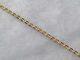 Lovely Solid 9ct Yellow Gold 1.5mm Wide Round Link Chain Bracelet 7.5 1.45g