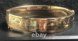 Lovely Vintage 9ct Gold Bangle, - 18.61g