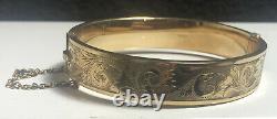 Lovely Vintage 9ct Gold Bangle, - 18.61g