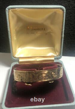 Lovely Vintage 9ct Gold Bangle, - 18.61g