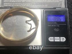 Lovely Vintage 9ct Gold Bangle, - 18.61g