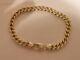 Lovely Condition Mens Bracelet Heavy Chain 9yellow Gold 9ct 375, Solid 31.2g