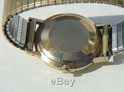 Marvin Automatic 9ct Gold Gents Watch With Expanding Bracelet