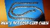 Men S 9ct Gold Curb Chain 23 5 Long