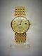 Men's 9ct Solid Gold Watch With 9ct Solid Gold Integral Bracelet