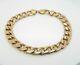 Men's Curb Bracelet 9ct Yellow Gold Solid Gold Links 24cm Rrp $3590