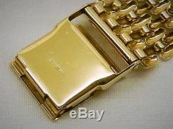Men's Geneve 9ct Solid Gold Watch on 9ct Solid Gold Bracelet