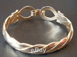 Mens 9ct Gold Stunning Bracelet. 92.4 Grams