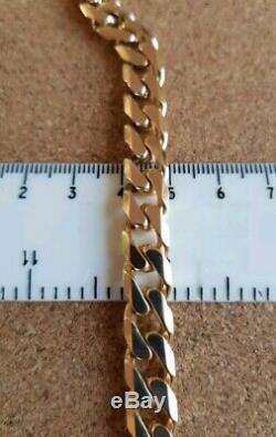 Mens Heavy 9ct Gold Bracelet. Not Scrap. See Pics. Cheapest on Ebay for this weight