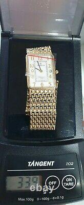 Mens, Sovereign 9ct Gold Watch For Sale