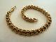 New 9ct Solid Gold Heavy Rollerball Bracelet 21.2 Grams 71/2 Long