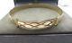 New 9ct Solid Gold Ladies Patterned Expanding Bangle 6.1 Grams