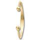 New 9ct Solid Yellow Gold Childs/baby Torque Id Bangle Christening Gift