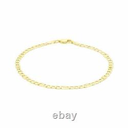 New 9ct Yellow Gold Anchor/Curb Link Ladies Bracelet