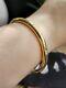 New 9ct Yellow Gold Chunky Round Thick Bangle Stacking Bracelet Lovely 5mm