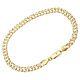 New 9ct Yellow Gold Ladies/gents Double Curb Bracelet Jewellery Cheapest On Ebay