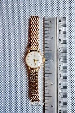 OMEGA vintage 9ct gold ladies watch with bracelet