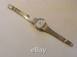 Omega 9ct Gold Ladies Watch & Bracelet