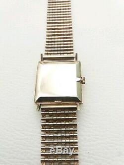 Omega De Ville 9ct gold men's watch with 9ct gold bracelet over 48g in weight