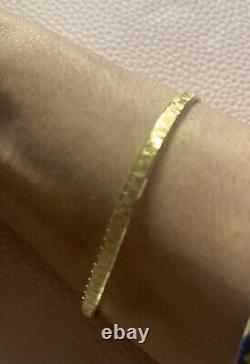 Omega Gold 9ct Bangle Bracelet Barely Worn