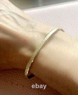 Omega Gold 9ct Bangle Bracelet Barely Worn