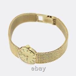 Omega Gold Watch Vintage Omega Ladies Manual Bracelet Watch 9ct Yellow Gold