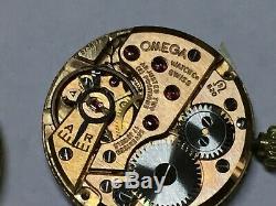 Omega Ladies 9ct Gold Bracelet Watch IN ORIGINAL BOX-PAPER-26.40 GRAMS