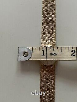 Omega Vintage Ladies Watch 1960s 9ct Solid Gold And Bracelet Box And Papers