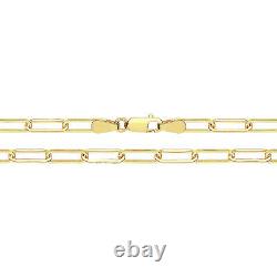 Paperclip 9ct Gold Barcelet Paperclip Link Bracelet 9ct Gold Bracelet