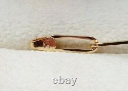 Paperclip 9ct Gold Barcelet Paperclip Link Bracelet 9ct Gold Bracelet