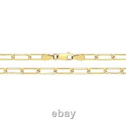 Paperclip Bracelet 9ct Gold Bracelet Paperclip Link Fully Hallmarked Bracelet