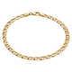 Pre-owned 9ct Yellow Gold 7.5 Inch Hollow Anchor Link Bracelet 190mm(7.5)