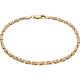Pre-owned 9ct Yellow Gold 8.5 Inch Byzantine Bracelet