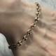 Puffed Anchor Mariners Chain Bracelet 9ct 9k Yellow Gold 9 Inches