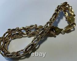 Quality 375 9ct Yellow Gold 7 1/4 Bracelet Full Hallmark 12.06g Ex Condition