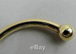 Quality 9 Ct Solid Gold Torque Bangle 20.2 Grams