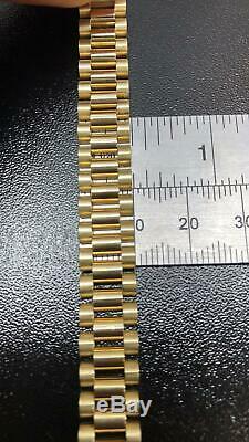 ROLEX STYLE Bracelet 375 9CT Yellow SOLID Gold Genuine BRAND NEW GIFT 10MM 27GR