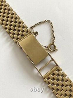 Rare Vintage Gents 9K 9ct Solid Gold Bracelet 16.5mm, Omega, Rolex, Longines