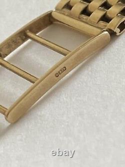 Rare Vintage Gents 9K 9ct Solid Gold Bracelet 16.5mm, Omega, Rolex, Longines