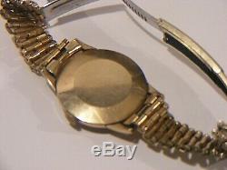 Rolex Tudor Rose 9ct Gold Watch Gents With Gold Plated Bracelet