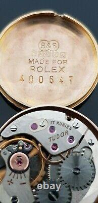 Rolex Tudor Royal Vintage 1960's Hand Wound Ladies 9ct Gold Bracelet Watch