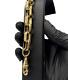 Solid 9ct Yellow Gold On Silver 9 Inch Gypsy Link Men's Belcher Bracelet 13.4mm