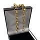 Solid 9ct Yellow Gold & Silver 9 Inch Belcher Bracelet, Gift Hallmarked