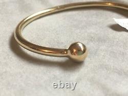 SOLID 9ct Yellow Gold Torque Bangle